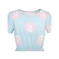 thumbnail image 4 of Girls Dress Blue Dot Rabbit Bunny Knitted Cotton Sundress 4 Years, 4 of 8