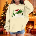 thumbnail image 2 of Girls Long Sleeve Tops, Pullover Sweatshirt with Crewneck and Pocket, 2 of 9