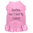 thumbnail image 1 of Can't Hold My Licker Screen Print Dress Light Pink 4X (22), 1 of 1