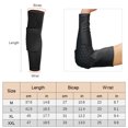 thumbnail image 2 of Graflsoa XL Size Single Arm Protective Sports Elbow Sleeve for Rugby, Fitness, and Exercise - Durable Polyester & Spandex with EVA Foam Padding, 2 of 7