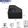 thumbnail image 2 of 4Pcs Anti Vibration Pads for Washing Machine, Stops Washer Dryer Moving, Prevents Noise, Vibration Transfer, Antivibration Stabilizer Support Feet Mat Suitable for Most Furniture (Increase1.8in), 2 of 17