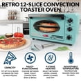 thumbnail image 4 of Nostalgia Retro 12-Slice Convection Toaster Oven, 4 of 6