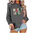 thumbnail image 1 of Pisexur Sweat-Shirt de Noël Décontracté à Manches Longues Col Rond pour Femmes, Chandail Ample et Confortable, Imprimé Mode Festival Automne, 1 of 4