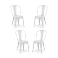 thumbnail image 1 of Chaise de salle à manger Tolix Roch en métal, ensemble de 4 chaises en métal, 1 of 4