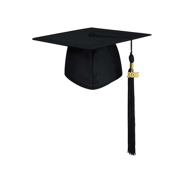 GDREDA Mens Hat Graduation Hat School Unisex Student Graduation Cap For Adult,Black
