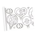thumbnail image 2 of Abbracc Art Paper Roll Sticky Painting Wall Coloring Stickers Coloring Book DIY Coloring number letter, 2 of 9