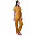 thumbnail image 3 of Moomaya Ensemble de Pyjama à Manches Courtes Imprimé pour Femmes Chemise de Nuit Boutonnée Imprimée, 3 of 6