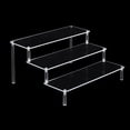thumbnail image 1 of Langgg Clear Acrylic Display Riser Stand Perfume Cosmetics Holder for Decoration 39.5x27.5x15cm, 1 of 9