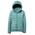 thumbnail image 1 of Innerwin Veste Matelassée à Capuche Manteau pour Femmes Intérieur Poche Décontracté Vert G, 1 of 2