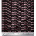 thumbnail image 1 of Soimoi Modal Satin Fabric Flamingo Bird Decor Fabric Printed Yard 42 Inch Wide, 1 of 3