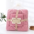 thumbnail image 1 of TopLLC Cotton 2 In 1 Bath Towel And Face Towel Soft-Bath Towels Set OF, 1 of 2