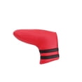 thumbnail image 2 of pitrice Housse de Putter Lame de Golf Tête de Golf Magnétique Housse Blanche de Golf pour Protection Putter de Club Rouge 14x13cm, 2 of 6