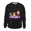 thumbnail image 3 of WILLBEST Mignons Chandails à Fermeture Éclair pour Hommes Automne et Hiver Décontractés Tendance Chandail à Capuchon à Col Rond Imprimé de Noël, 3 of 3