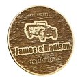 thumbnail image 2 of 10 Custom Engraved Wooden Magnet Rustic Wedding Save The Date Wooden Magnets Persoanlized Gift, 2 of 2