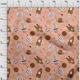 thumbnail image 3 of oneOone Polyester Spandex Dusty Rose Fabric Galaxy Sewing Craft Projects Fabric Prints By Yard 56 Inch Wide, 3 of 4