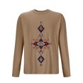 thumbnail image 2 of Styesk Chemises pour Hommes Hommes Sports Mise en Forme Maison Noël Pyjama Imprimé T-shirt Manches Longues Col Rond, 2 of 3