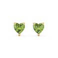 thumbnail image 1 of Boucles d'Oreilles Clous Pierre de Naissance Cœur, 1 of 4