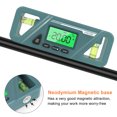 thumbnail image 2 of Yeacher Digital Billet Torpedo Level Protractor ABS 90 Degree Green, 2 of 8