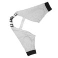 thumbnail image 4 of Dog Recovery Front Legs Sleeve, Cotton Pad Breathable Polyester Spring Webbing Dog Elbow Brace  For Arthritis Gray Black L, 4 of 8