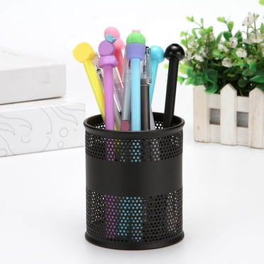 Chmadoxn Rangement et Organisation de Bureau, Organisateurs et Rangement de Placard, Rangement de Bureau en Métal pour Stylos Multifonctionnel Fournitures de Papeterie pour Étudiants Boîte de Rangement en Fer Porte-Stylos en Métal
