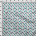 thumbnail image 3 of oneOone Georgette Viscose Fabric Circle Geometric Â Printed Craft Fabric BTY 42 Inch Wide, 3 of 4
