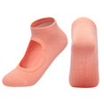 thumbnail image 1 of Ladies' Solid Color Backless Grip Socks Yoga Ankle Sports Socks Ladies' Anti Slip Slippers Socks, 1 of 2