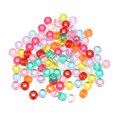 thumbnail image 1 of EeaseCA 1000pcs DIY Handmade Beaded Accessories Acrylic Hole Barrel Beads Rice Beads, 1 of 7