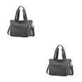 thumbnail image 1 of Wweixi 1/2/3 Sac Fourre-Tout Durable pour Femmes - Imperméable et Résistant à l'Usure, Multiples Poches Gris 2 Pcs, 1 of 6
