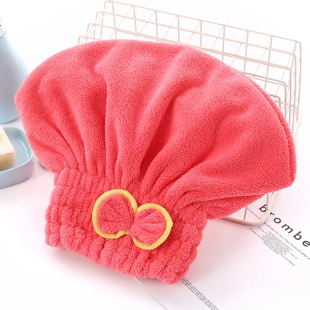 6 Couleurs Chapeau de Cheveux en Microfibre Séchage Rapide Turban pour Femmes