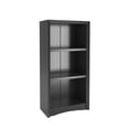 thumbnail image 1 of CorLiving Quadra Engineered Wood 3-Tier Shelf Adult Standard Bookcase with 2 Adjustable Shelves, 1 of 4