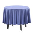 thumbnail image 1 of Vargottam Indoor/Outdoor Round Tablecloth 58 Inch Round Tablecloth Waterproof Patio Table Cloths, Spring/Summer Table Covers for Backyard Circular Table/BBQs/Picnic - Purple, 1 of 7
