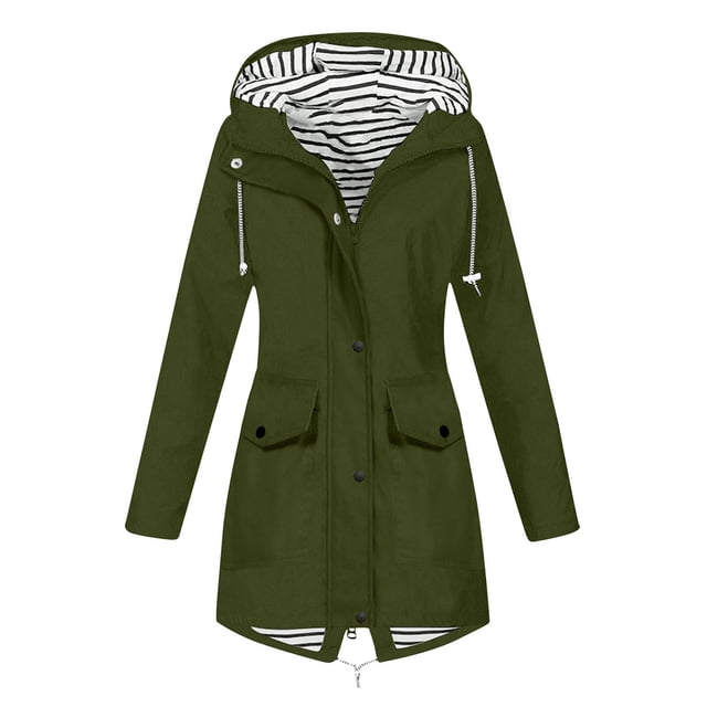 Veste Coupe-Vent pour Femme avec Capuche Amovible pour Activités de Plein Air d'Alpinisme et de Randonnée