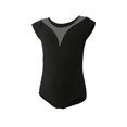 thumbnail image 3 of Girls' Solid Color Short Sleeved Round Neck Dance Practice Uniform Children's Jumpsuit in Medium and Large, 3 of 6