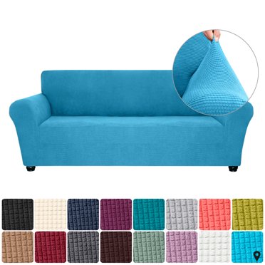 Amdohai Stretch Sofa Slipcover Spandex Anti-Slip Soft Couch Sofa Cover 3 Seater