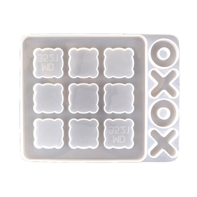 Shisuyan Tic Tac Toe Chess Game Silicone Mold DIY Casting Molds Crystal Drip Molds