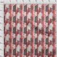 thumbnail image 4 of oneOone Rayon Light Red Fabric Floral Sewing Material Print Fabric By The Yard 56 Inch Wide, 4 of 5