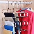 thumbnail image 2 of 1/2/3/4 Pcs Porte-Pantalons multi-Couches, Porte-Vêtements Multifonctionnel en Forme de s pour Garde-Robe, 2 of 5