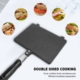 thumbnail image 4 of Hand  Toaster Grill, Double Sided Detachable Wide Application Simply To Use Stovetop Grill Panini Maker Pan  for Home Kitchen, 4 of 7