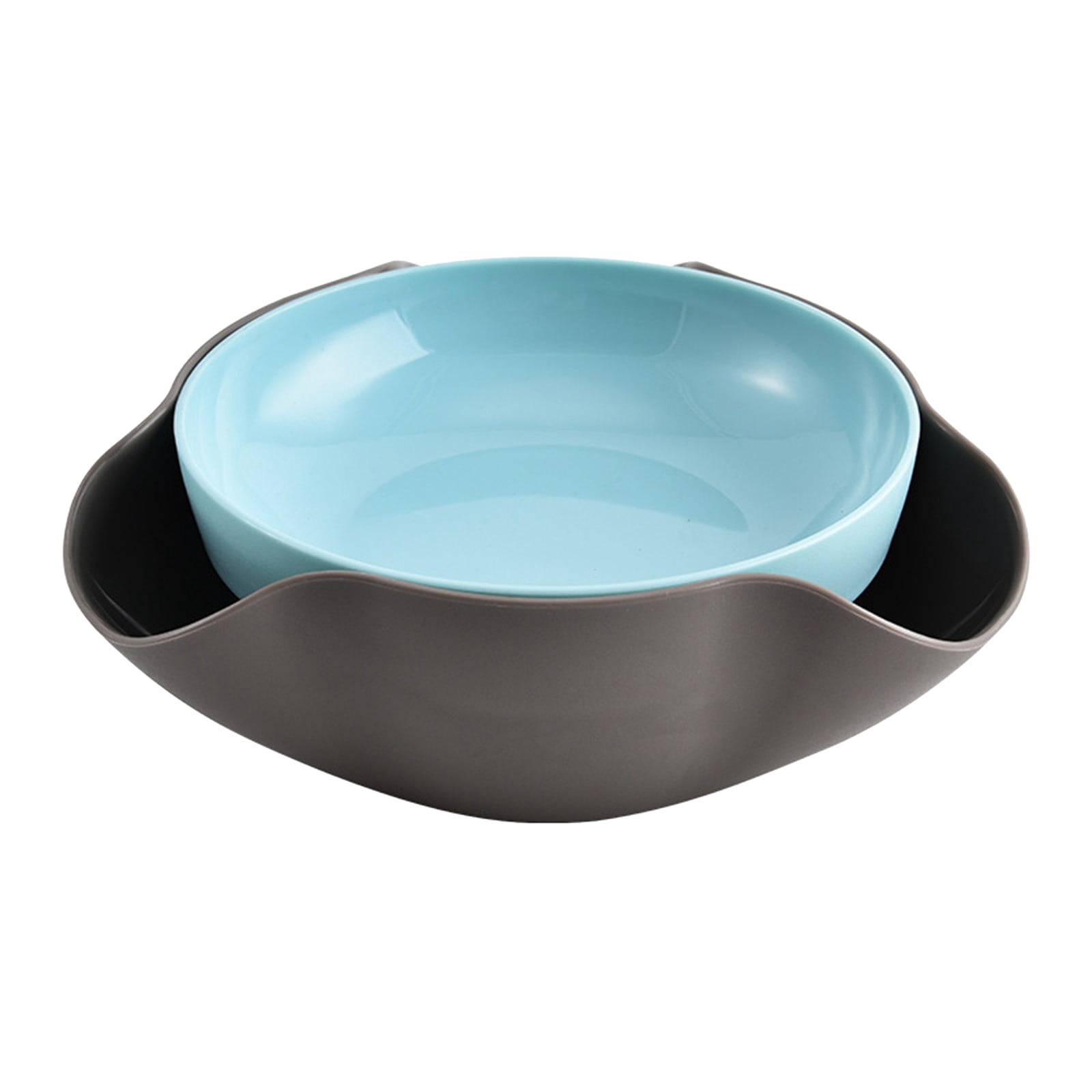 Glass Three Compartment Food Containers Clear Storage Containers for Food Snack Containers with Lids Produce Storage Containers Reusable Storage Containers Collecting Snack Bowl Pistachio Bowl With
