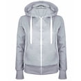 thumbnail image 1 of TIMIFIS Womens Long Sleeve Hooded Sweatshirt Hoodies Zip Up Track Jacket with Pockets-Gray-XLFall, 1 of 2