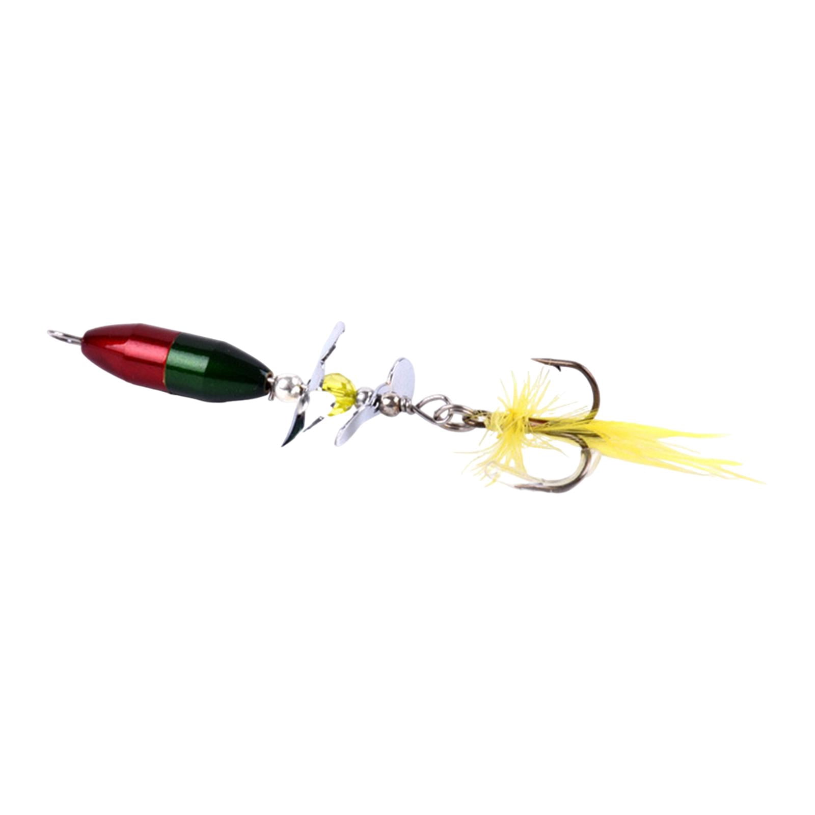 S SERENABLE Fishing Lures Spinnerbait Compact Trout Lures for Walleye Steelhead Bluegill