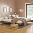 thumbnail image 2 of Pemberley Row Solid Wood Caramel Platform Bed Rectangular 84" x 89" Unassembled, 2 of 5