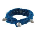 thumbnail image 2 of Bracelet en Tricot de 7 Pouces avec Pointes Chromées, 2 of 2