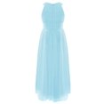 thumbnail image 2 of AAMILIFE Robe Fille Brodée Fleur Formelle Fête Robe de Bal Bal Princesse Demoiselle d'Honneur Robe de Mariage, 2 of 4