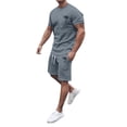 thumbnail image 1 of Men's Suits Quick-Dit Summer Tracksuit for Everyday Casual Outdoor Travel Performance Athletic Set, 1 of 5