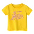 thumbnail image 4 of FhsagQ le 7 Juillet T-Shirt Décontracté pour Enfants à Imprimé Mode Col Rond Manches Courtes T-Shirt Filles Printemps le 7 Juillet T-Shirts Taille 6X-7 Printemps Fille T-Shirts d'Été Taille 6-7 Jaune 6-7 Ans, 4 of 4