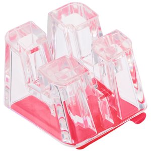 ETHZZLE Support de bureau pour téléphone transparent acrylique pour l'affichage Smartphone avec base en cristal robuste