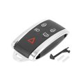 thumbnail image 1 of Unique Bargains Car Replacement Key Fob Shell Case Black KR55WK49244 for Jaguar X-Type 2007-2008, 1 of 13