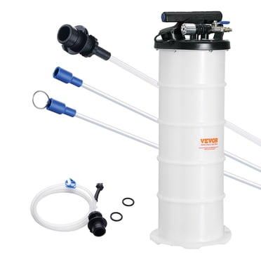 VEVOR Fluid Extractor, 1.74 Gallons (6.5 Liters), Pneumatic/Manual Oil Changer Vacuum Fluid Extractor with Dipstick and Suction Hose, Oil Extractor Change Pump for Automotive Fluids Vacuum Evacuation