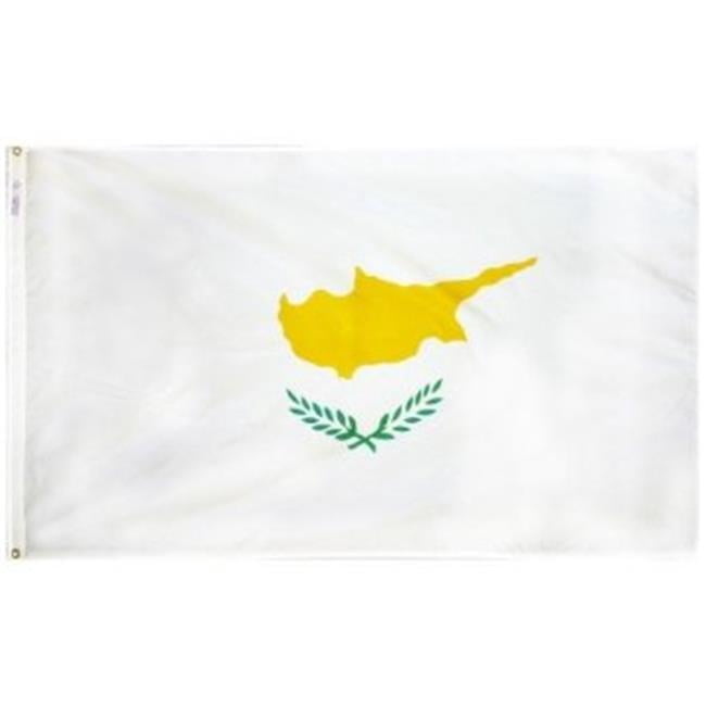 Annin Flagmakers 191978 Drapeau de Chypre Nyl-Glo 4 Pi X 6 Pi
